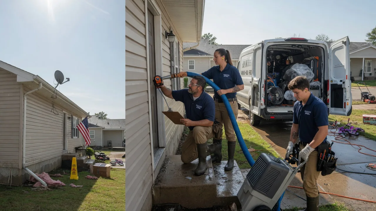 Ceiling Water Damage Restoration in Story City, IA near me